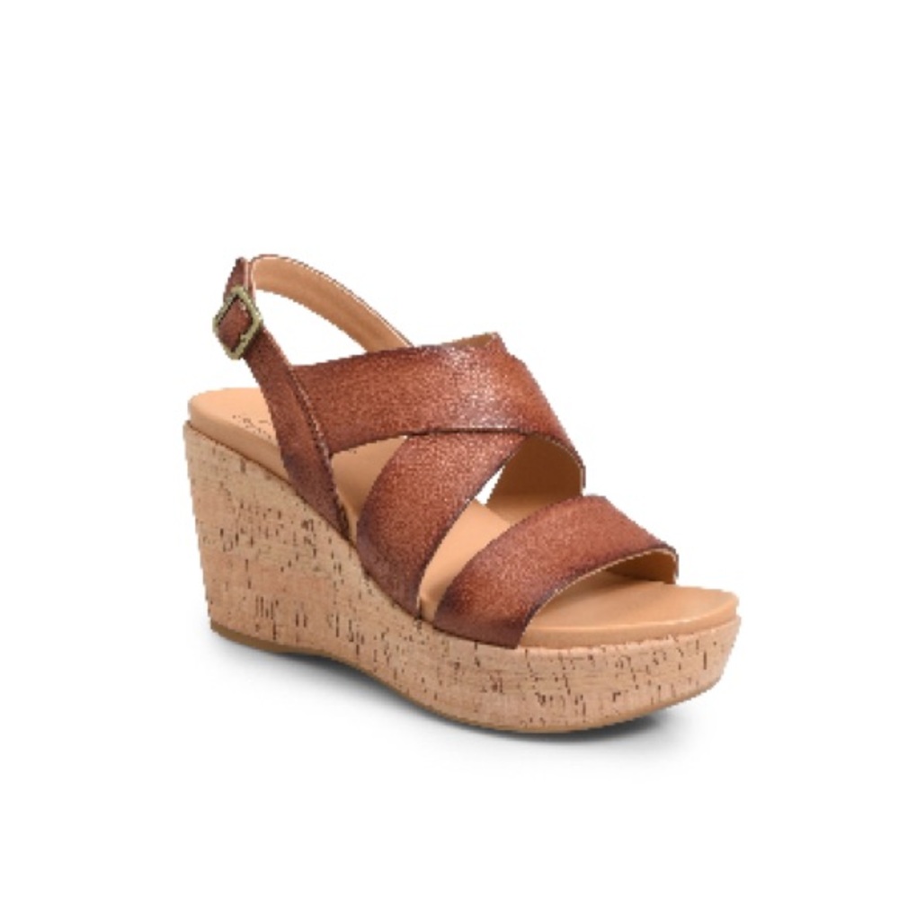 Women's Brown Wedge Sandals